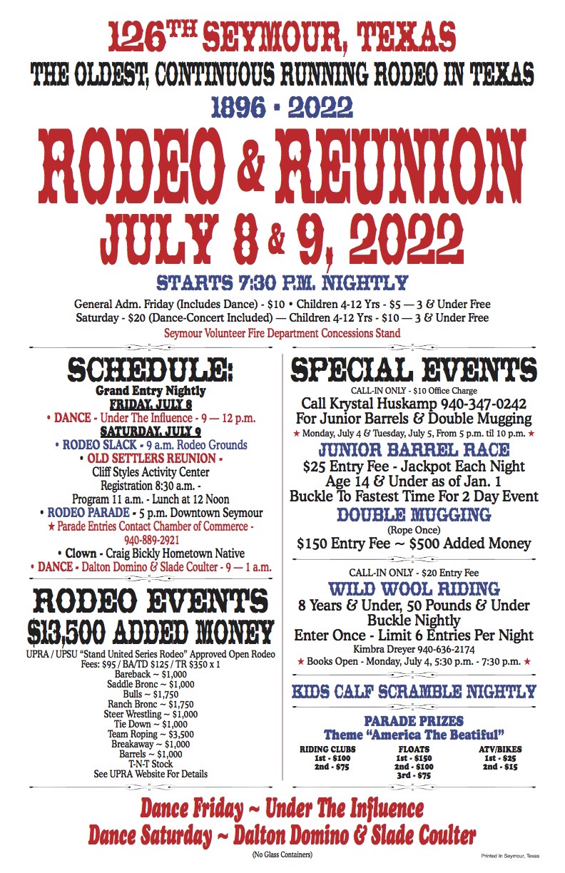 126th Annual Seymour Rodeo