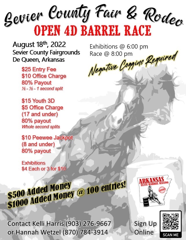 Sevier County Fair & Rodeo 4D Barrel Race